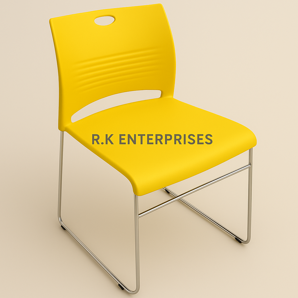 RK-104-Dinning Chairs Steel Solid Plastic Imported Chair thumbnail 2