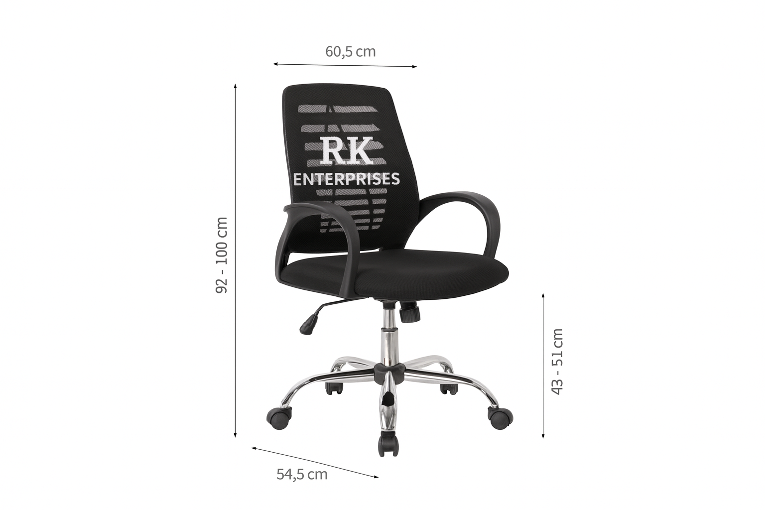 RK-B315 – Mesh Back Revolving Office Chair