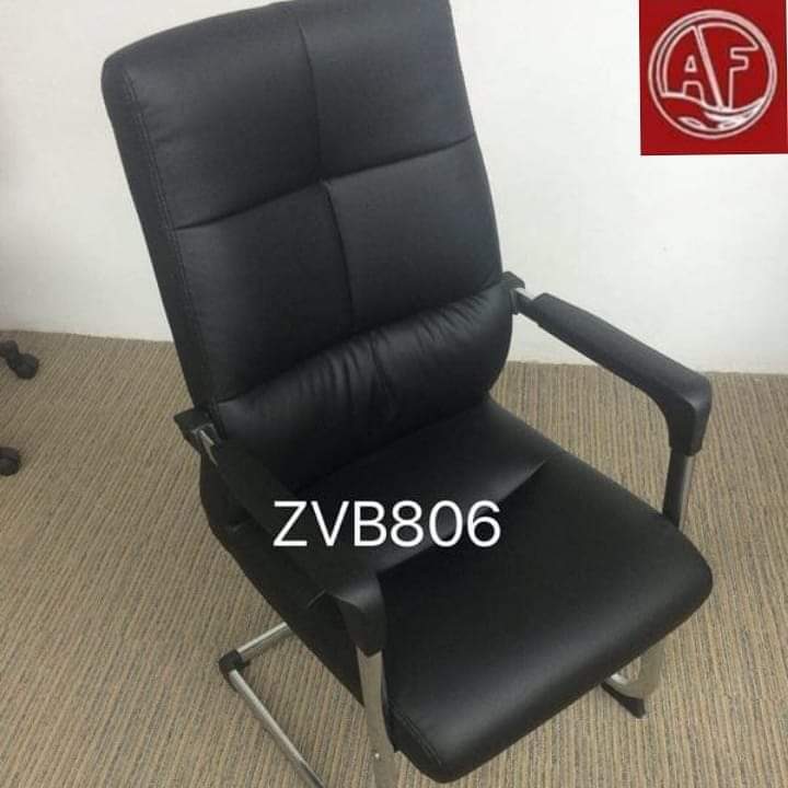 RK-V806 – Premium Leather Visitor Chair