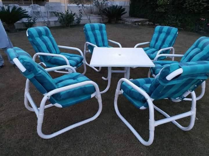 RK-OD55 – Outdoor Garden Sofa Set (4 Chairs + Table) thumbnail 3