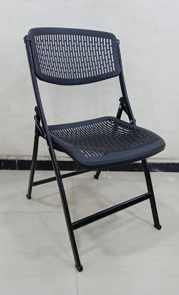 RK Enterprises – Premium Black Folding Chair (Model: RK-FC-07) thumbnail 2