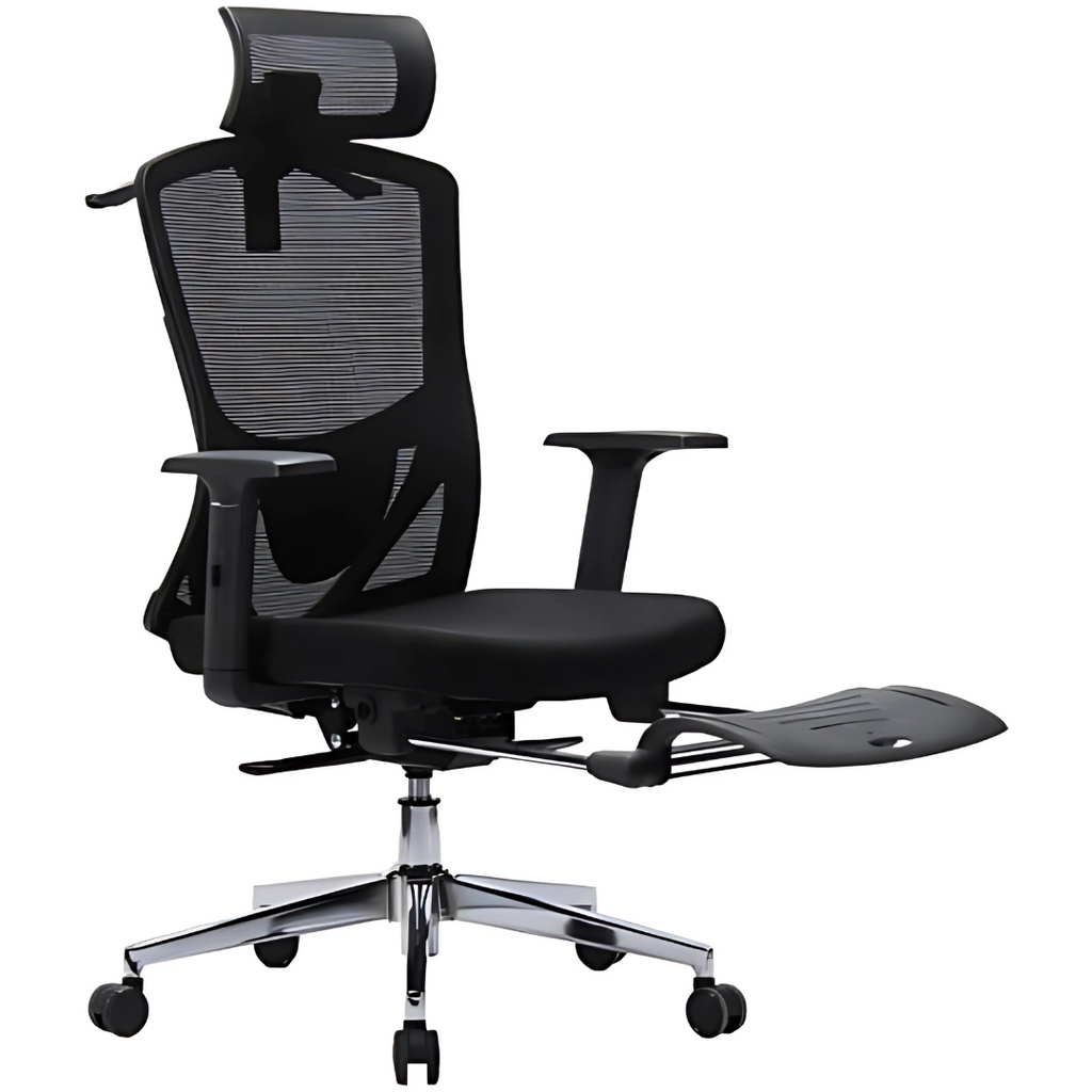 RK-2019 – Ergonomic Mesh Executive Chair with Footrest