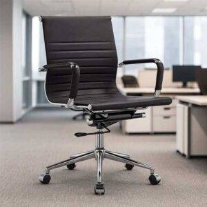 Model Name: RK-OC-312 Mid Back Executive Office Chair 🪑✨ thumbnail 4