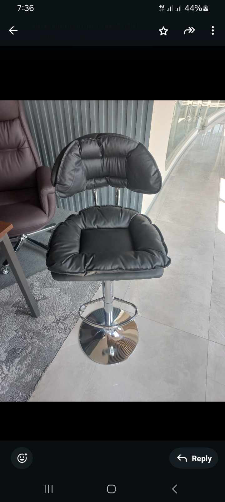 RK-B675 – Premium Padded Bar Stool thumbnail 7