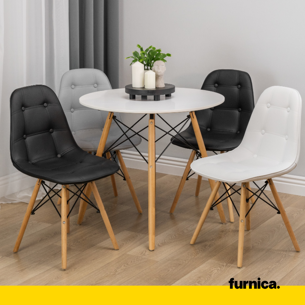 Model: RK-DS-405 Product Name: Premium 4-Seater Cushion Dining Set 🪑🍽️