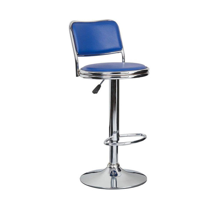 RK-B316 – Adjustable Chrome Bar Stool thumbnail 3