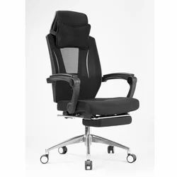 RK-Q57 High Back Mesh Ergonomic Executive Recliner Chair with Footrest & Headrest Pillow thumbnail 5