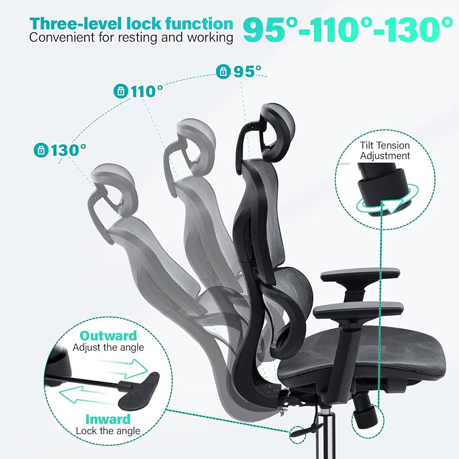 RK-138A Executive Ergonomic Mesh Chair thumbnail 4