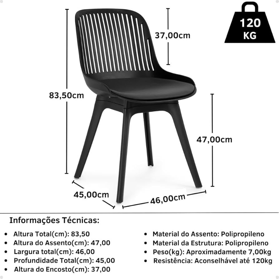 RK-DNC21 – Modern Plastic Dining Chair thumbnail 6