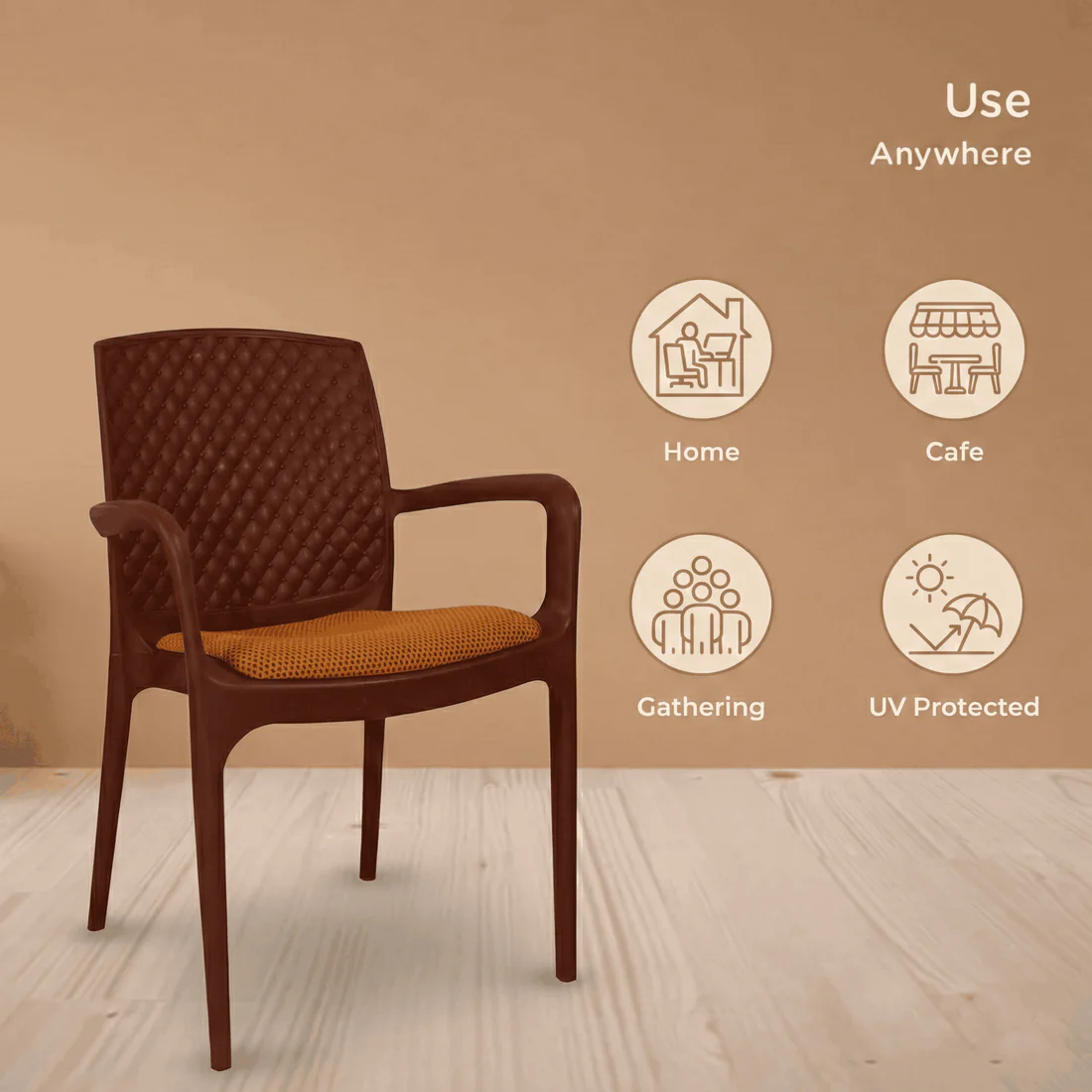  SAAB Plastic Chair – Model SP-624-C (Cushion Seat Series