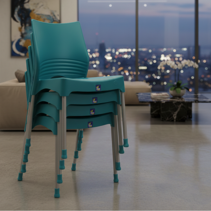 RK-670 Plastic Study Chair – Durable & Practical