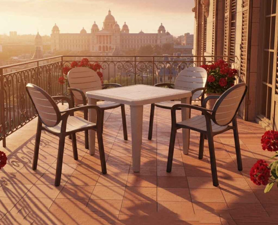 SPECTRUM PATTI CHAIRS SET MODEL SP-675 CHAIRS AND TABLE thumbnail 3
