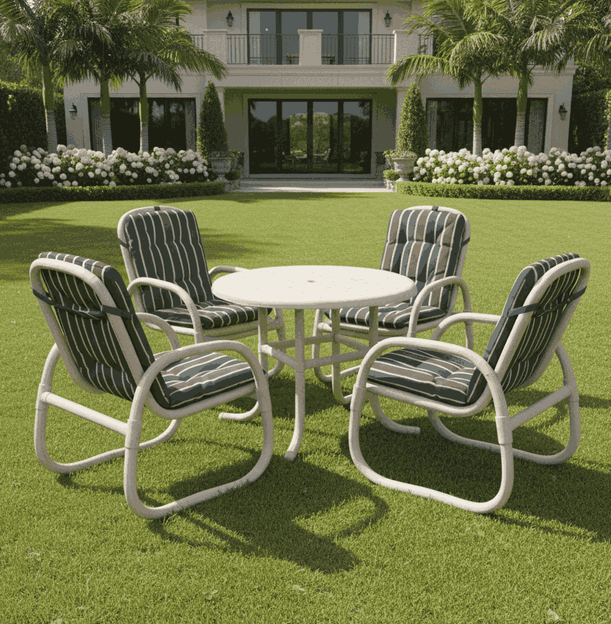RK-OD99 – Outdoor Cushion Set with Table & Umbrella (5-Piece Set) thumbnail 3