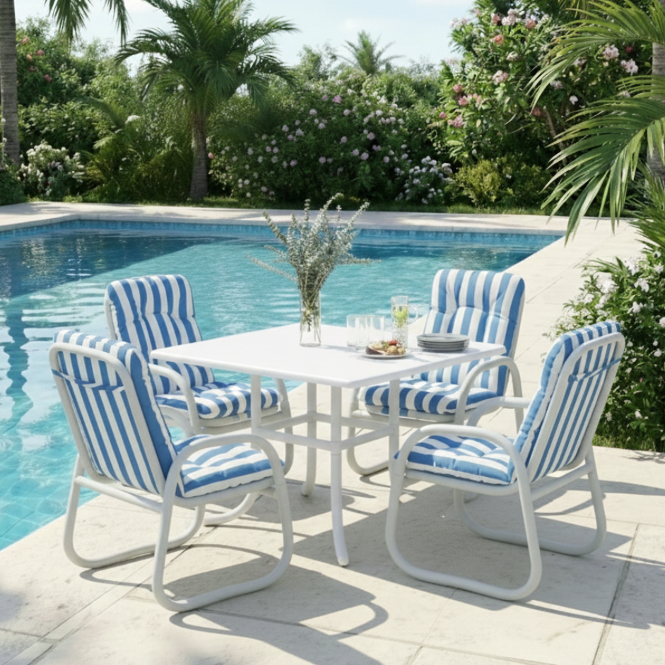 RK-OD99 – Outdoor Cushion Set with Table & Umbrella (5-Piece Set) thumbnail 5