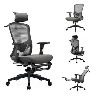 RK-2019 – Ergonomic Mesh Executive Chair with Footrest thumbnail 4
