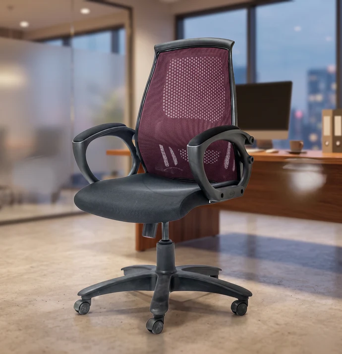 B-544 Aqua Mesh Low Back Revolving Chair thumbnail 3