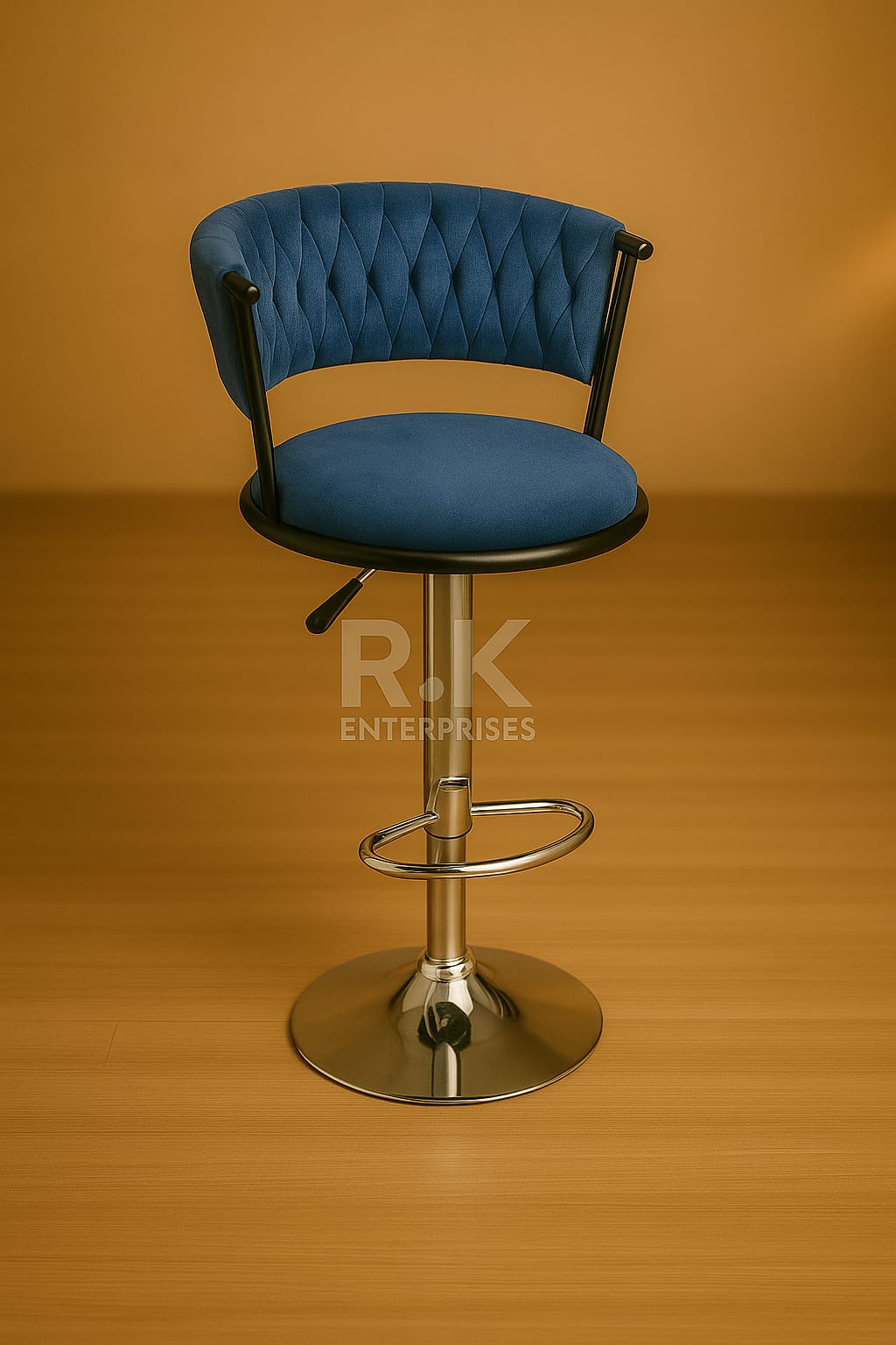 RK-BAR01 – Modern Upholstered Bar Stool thumbnail 2