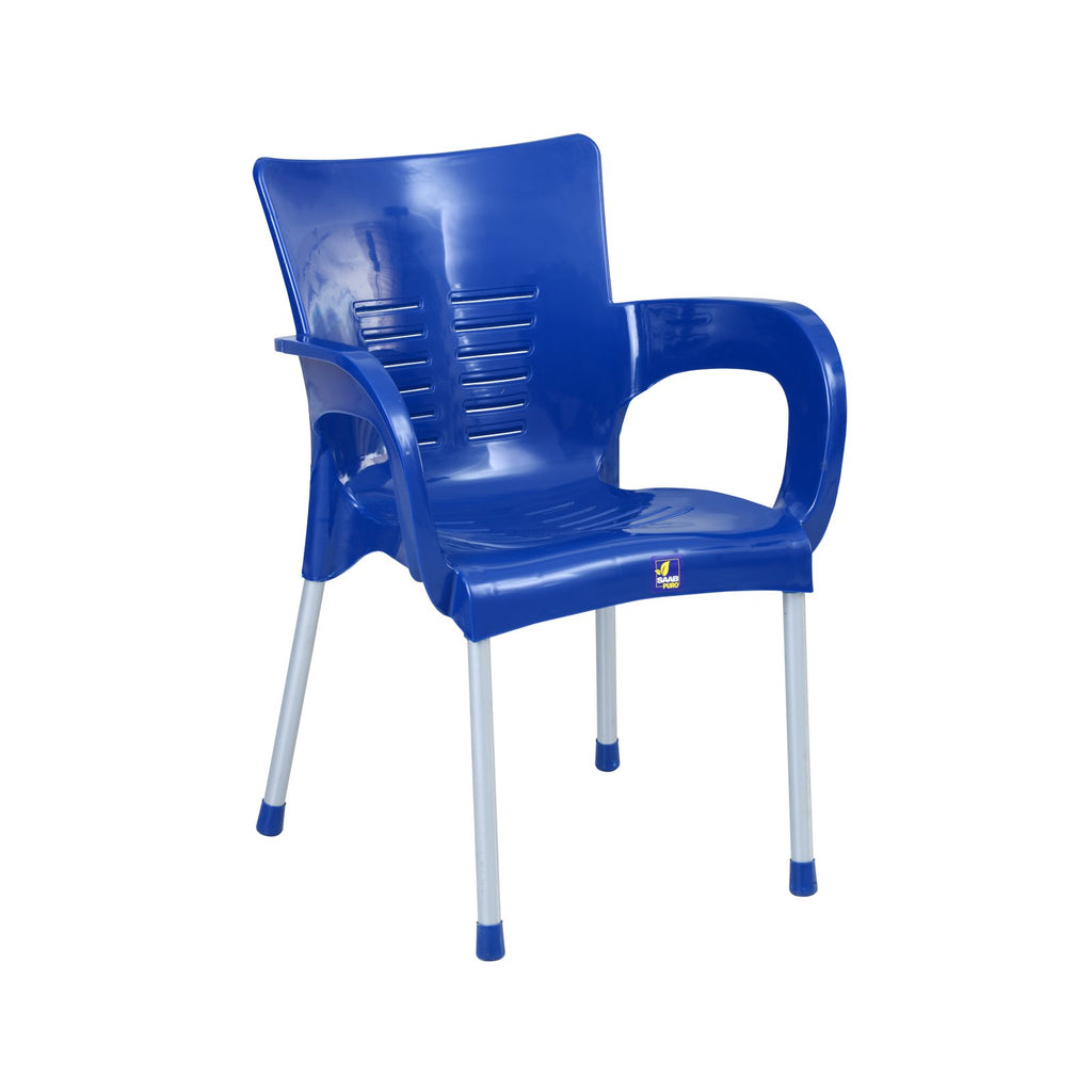 Model: SP-206 – Stackable Plastic Chair with Metal Legs thumbnail 6