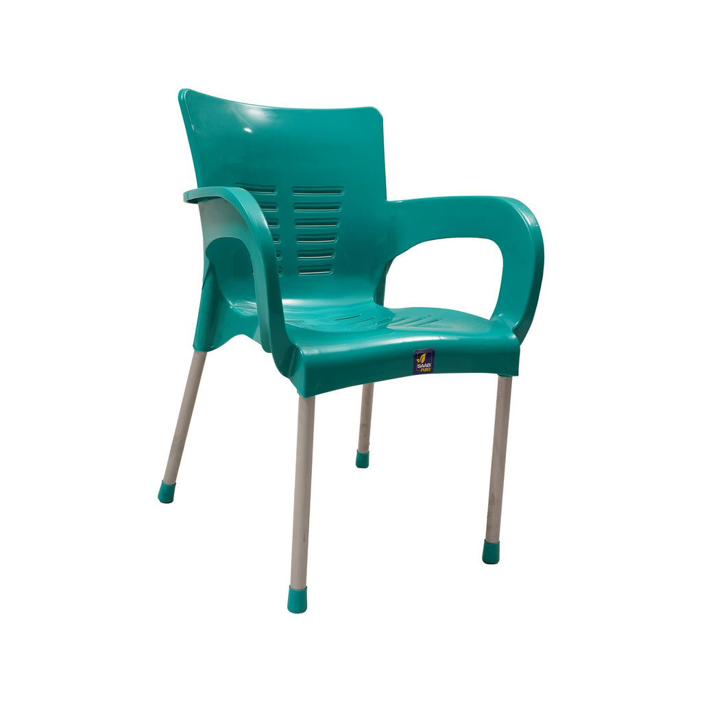 Model: SP-206 – Stackable Plastic Chair with Metal Legs thumbnail 3