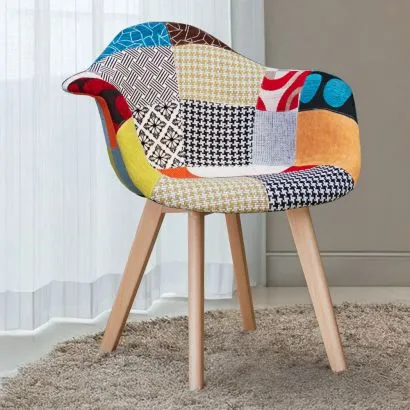 RK-D-932 – Modern Fabric Dining Chair
