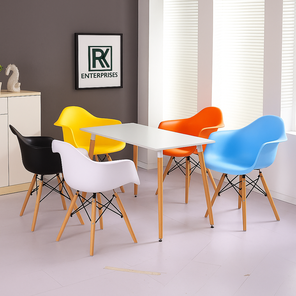 RK-202 Plastic Arm Chair – Modern & Elegant thumbnail 3