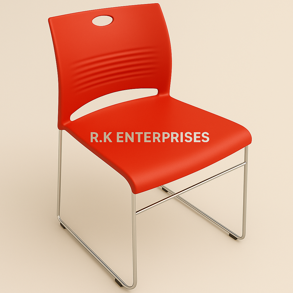 RK-104-Dinning Chairs Steel Solid Plastic Imported Chair thumbnail 5