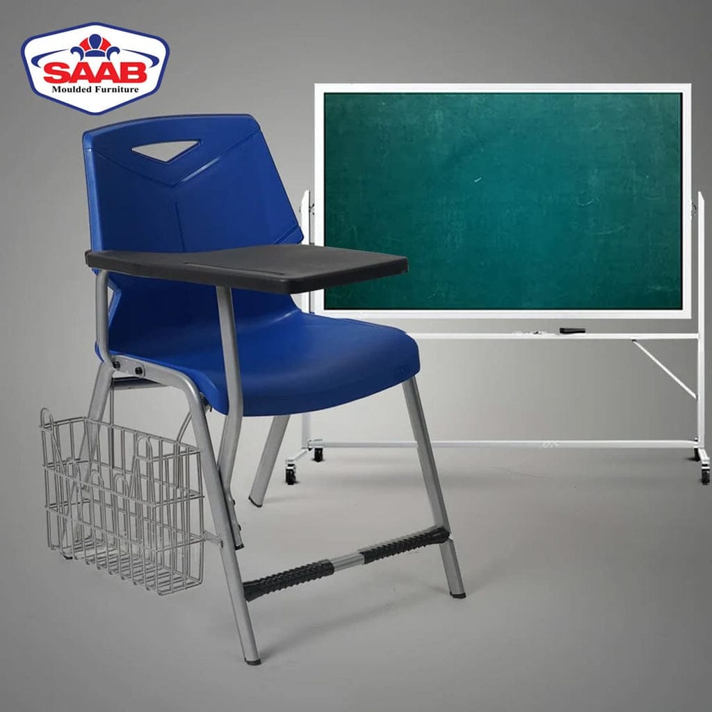 Model S-195-SB – Study Chair with Writing Pad & Book Rack  thumbnail 2