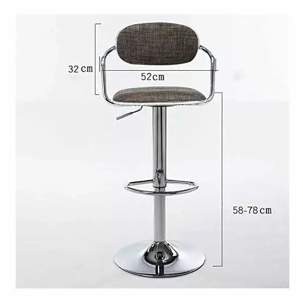  RK-B430 Classic Fabric Bar Stool thumbnail 7