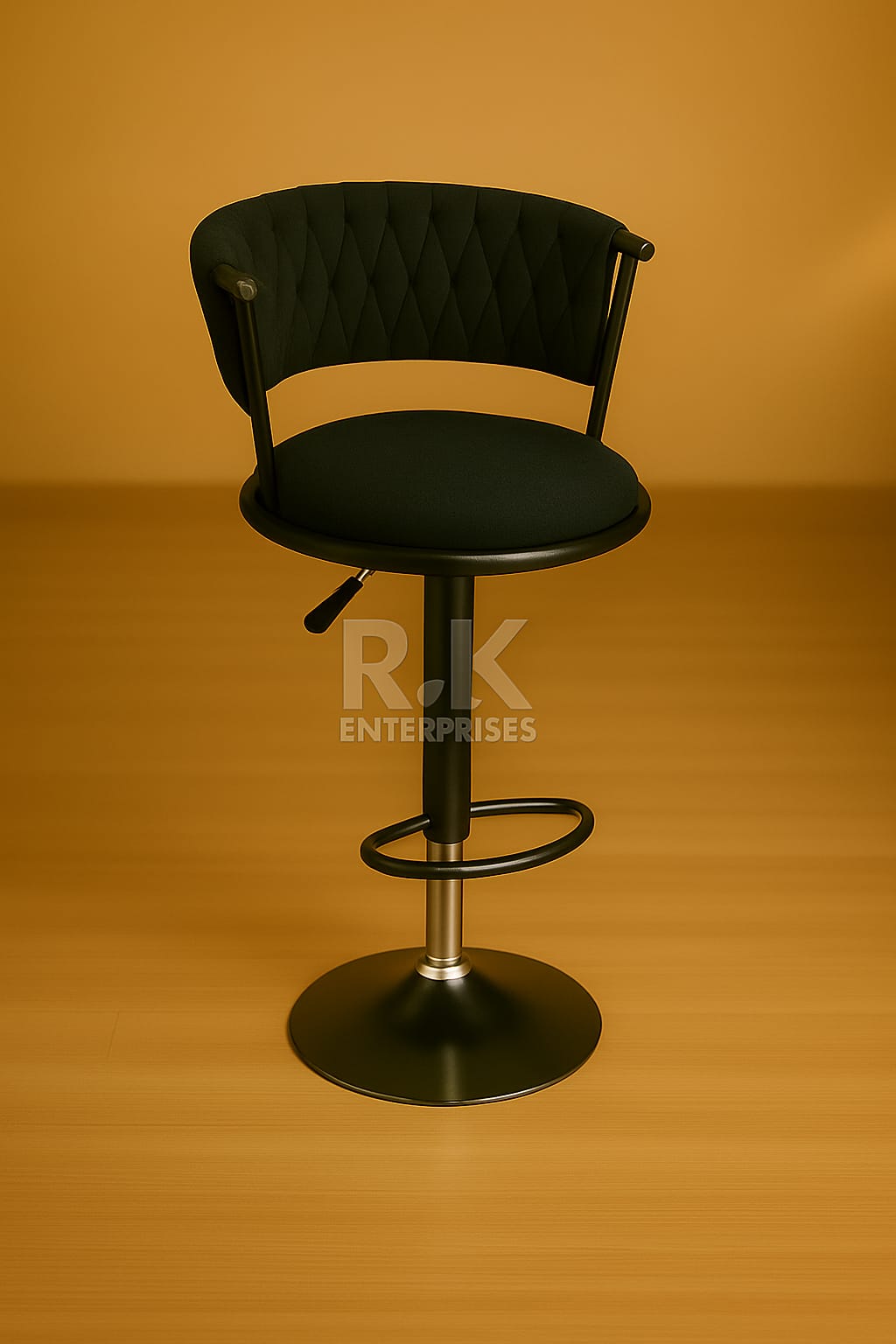 RK-BAR01 – Modern Upholstered Bar Stool thumbnail 3