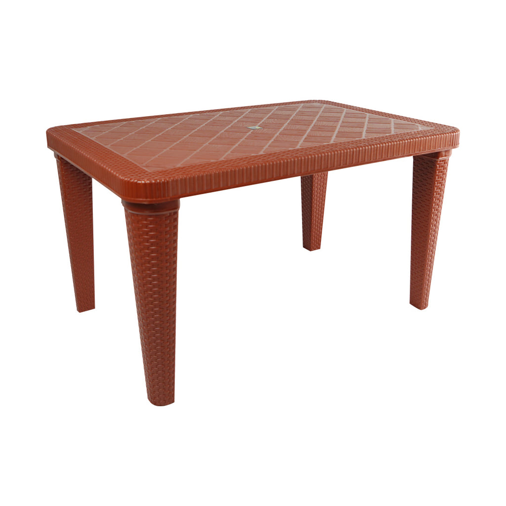 RK-P-214-RTL – Rectangular Plastic Rattan Table thumbnail 2