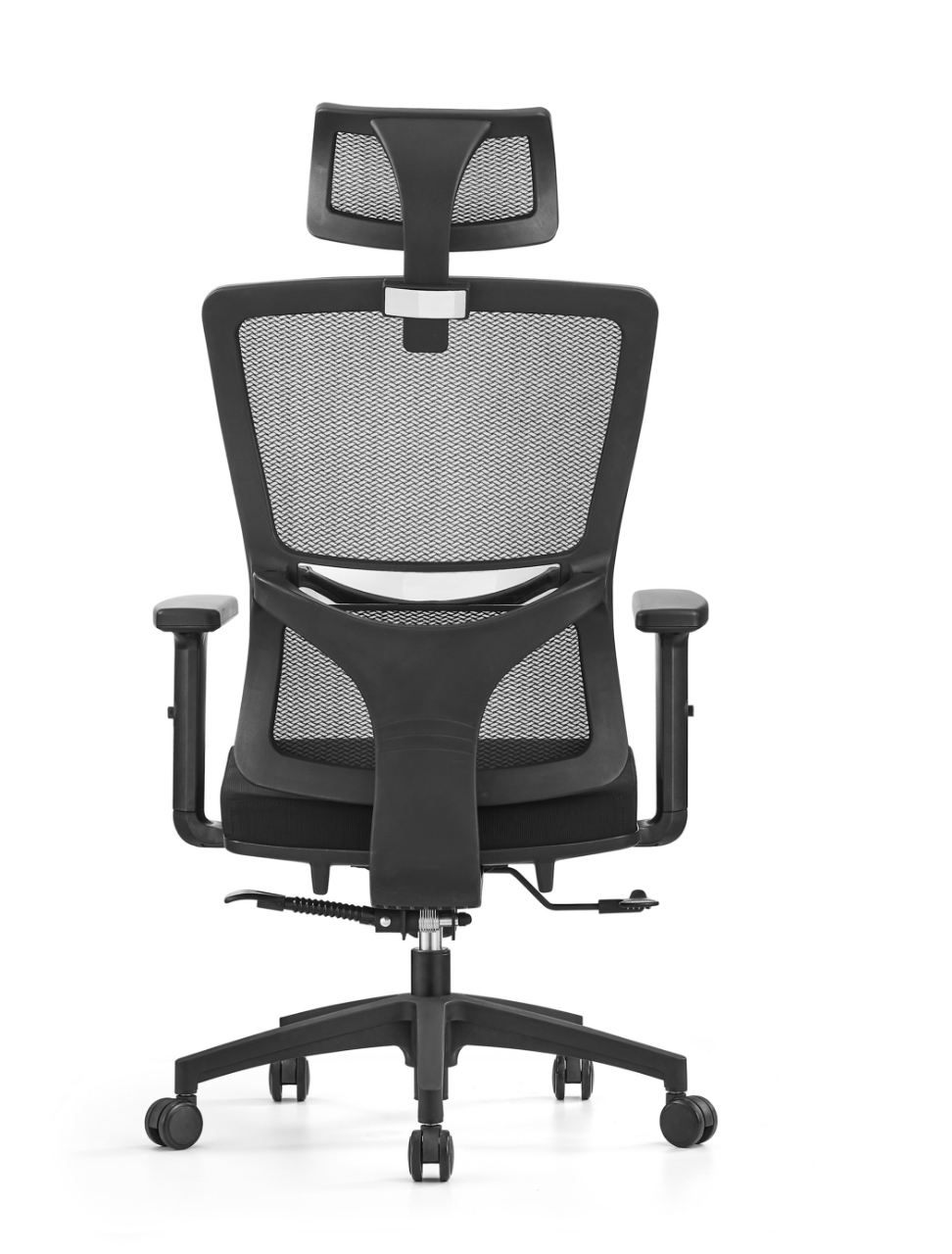 RK-P718 – High Back Mesh Executive Revolving Chair | Adjustable Headrest & Chrome Base   thumbnail 3