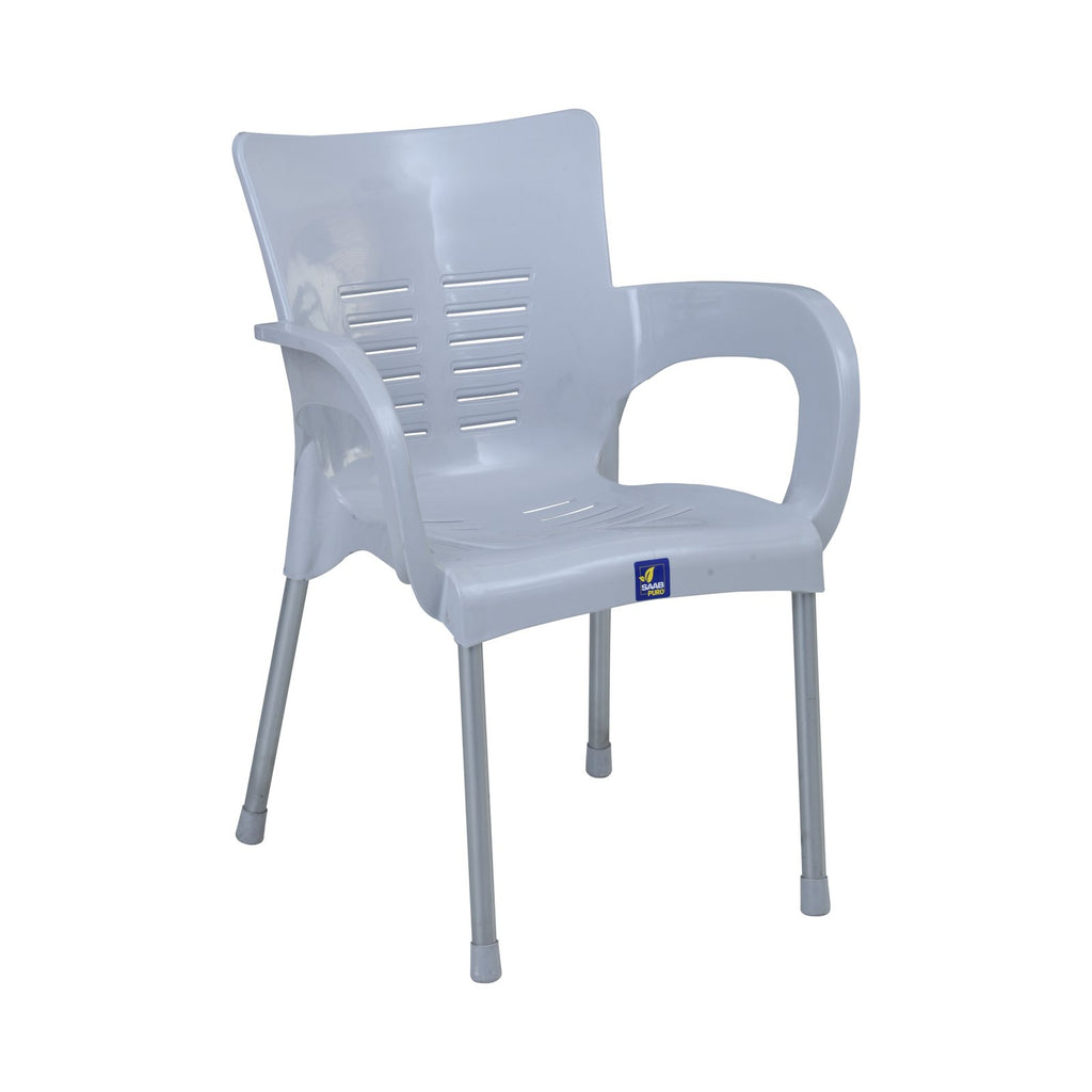 Model: SP-206 – Stackable Plastic Chair with Metal Legs thumbnail 5