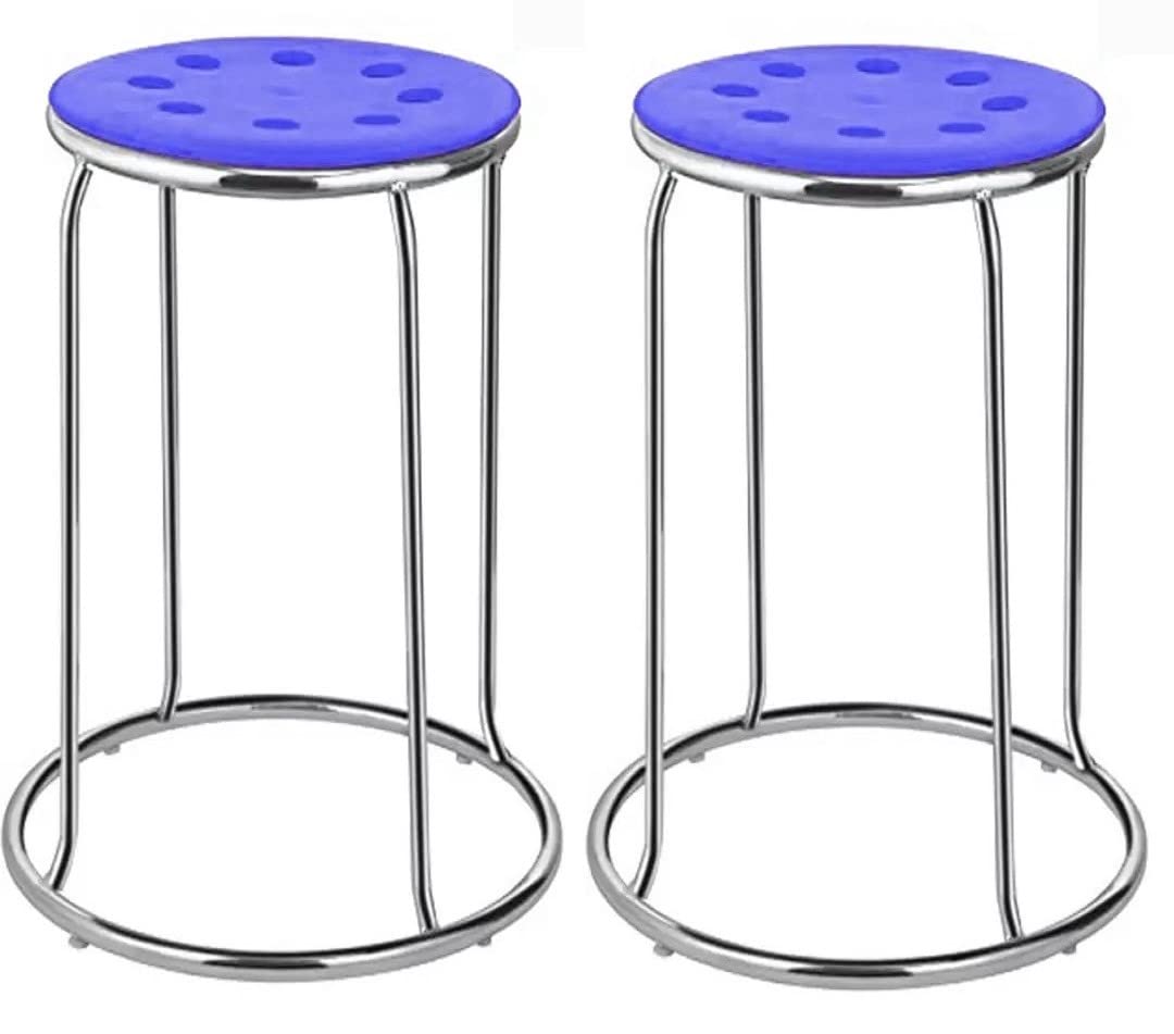  RK-BS118 – Blue Plastic Bar & Kitchen Stool | Lightweight 