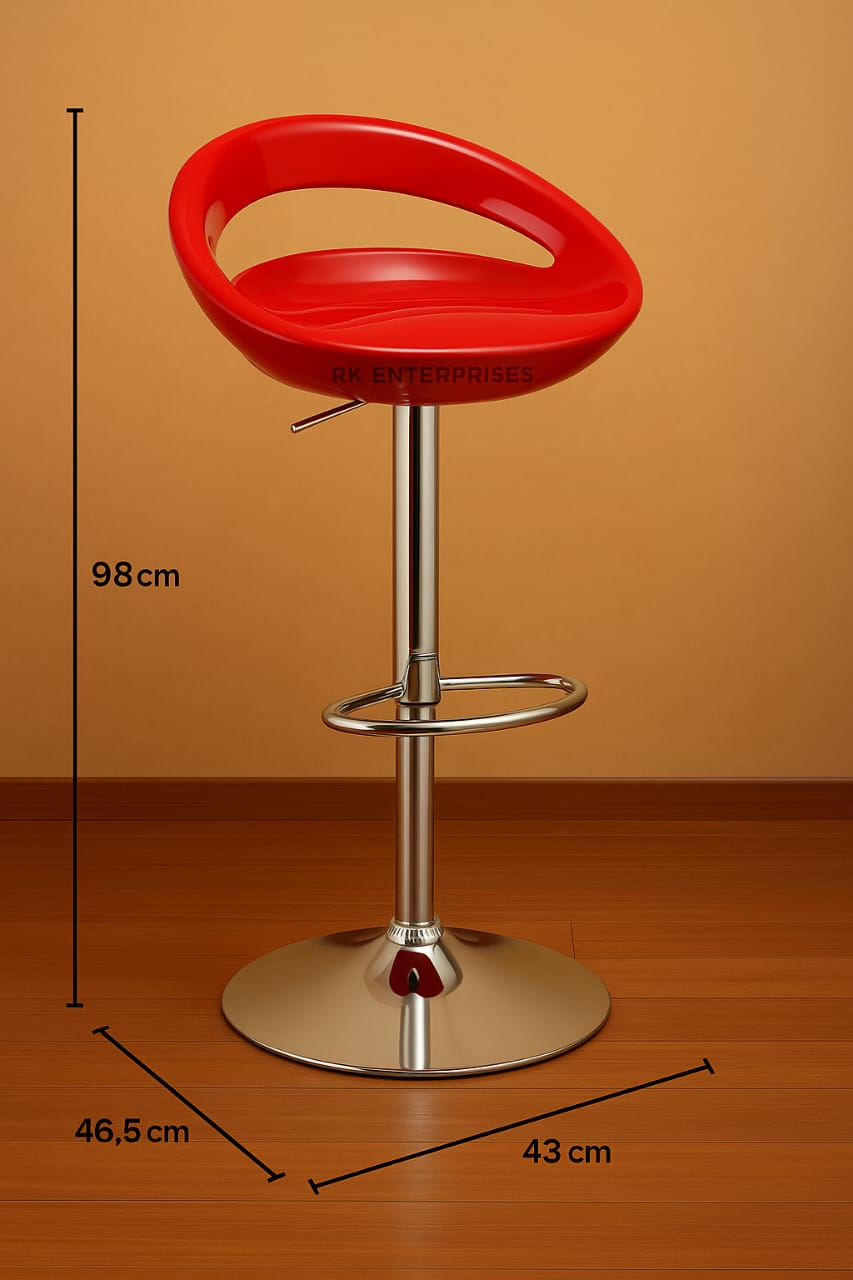 RK-B606 – Modern Green Bar Stool thumbnail 2