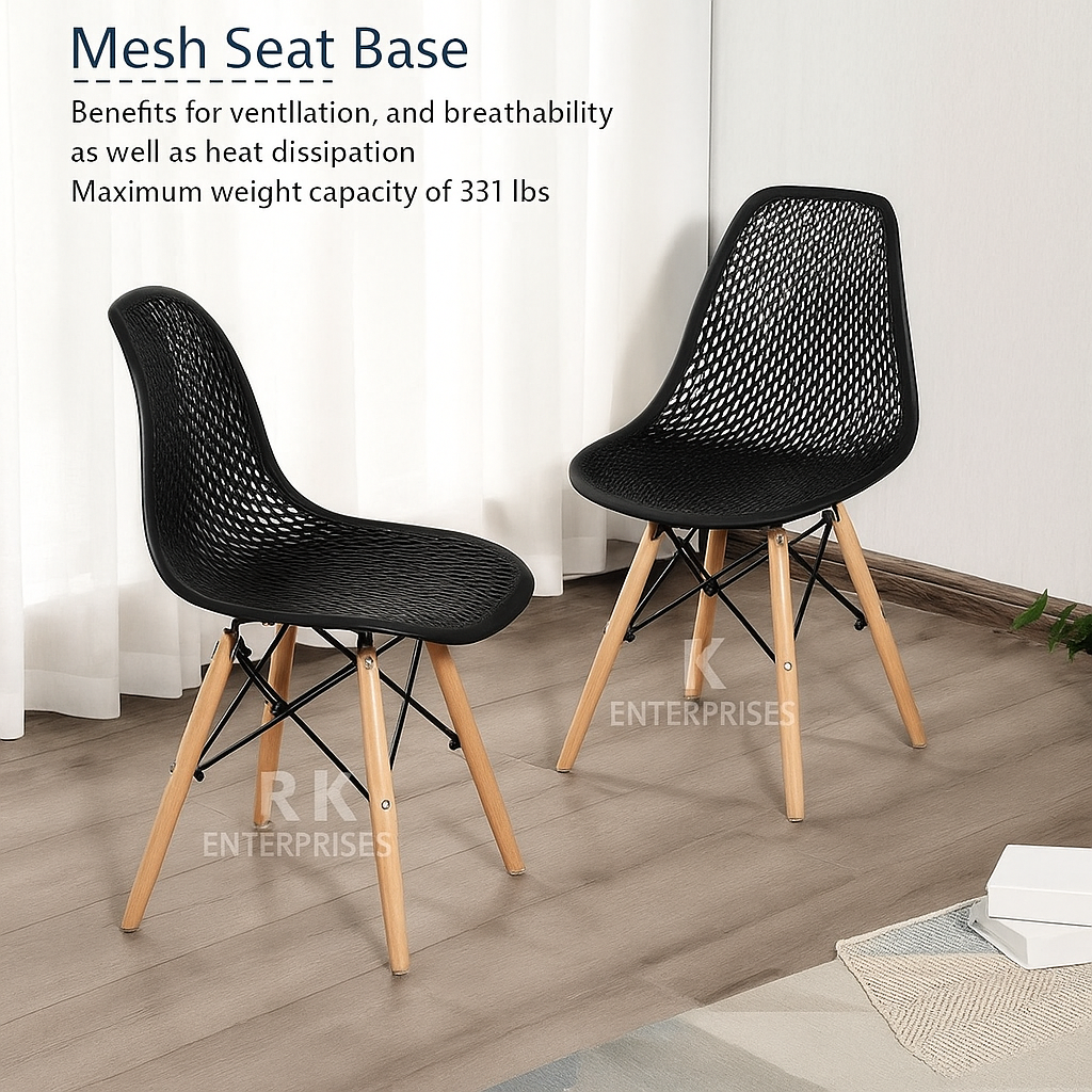 RK-D-928 – Modern Plastic Dining Chair thumbnail 4